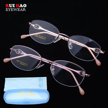Modes Brilles Rāmis Sievietēm Brilles Rāmis Puse Bez Apmales Optisko Recepšu Brilles Rui Hao Eyewear Zīmols 8020