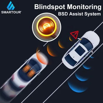 Universālā Blind Spot Detektīvs Sistēmas 24Ghz Milimetru Viļņu BSD BSM neredzamās Uzraudzības Radara Sensoru, Mainīt Joslu Atbalstāmā Autostāvvieta