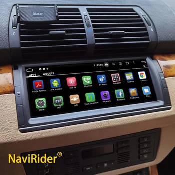 BMW 5 E39 X5 E53 M5 E38 1994-2007 8G+128GB 2DIN Auto Radio Android 13 Ekrānu, GPS, Stereo Audio Autoradio Navigācijas Carplay
