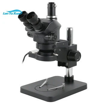 Pūķis 0750HTV microscopio para celulares Šūnu PCB Elektronisko Remonts Trinokulara Stereo Mikroskopu Iphone Pamatplates BGA