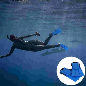 Pleznas Īss Pleznas Peldēšanai Piegādes Snorkeling Rīkiem Pieaugušajiem Unisex Universāls Gumijas