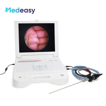 Medicīnisko endoskopu kamera ar led gaismas avots/monitor/HD diktofons, portatīvo endoskopijas fotokamera