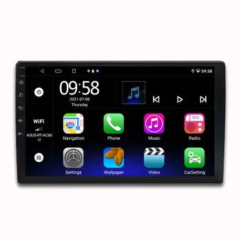 Wemaer 9 10 Collu Universālās Touch Auto Android Ekrāns, Multimediju Atskaņotājs, Carplay 2Din Lcd Paneli, Video Navigācija Auto 360 Fotokameras