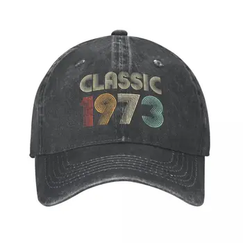 50. Dzimšanas dienas Dāvanu Classic 1973 50 Gadus Vecs Beisbola cepure kovboju cepure naģene Cowboy Bebop Cepures, sieviešu un Vīriešu cepures