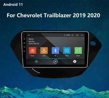 9inch 128GB Audio Automašīnas, Radio, magnetofons Navigācijas Chevrolet Trailblazer 2019 2020 Android Auto Radio Auto Video Atskaņotājs