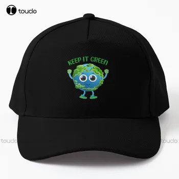 Glābt Planētu Saglabātu To Zaļo Beisbola Cepure Hip Hop Beisbola Cepurītes Iela Skeitborda Karikatūra Džinsa Krāsu Āra Kokvilnas Cepures Dāvanu
