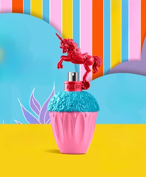 Anna Sui Pop Rhapsody Eau De Toilette Ziedu Pārtikas Signālu Sieviešu Kontrasta Krāsu Pudeles