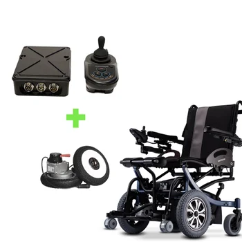 2023 jaunu produktu 24v 250w elektrisko ratiņkrēslu mehānisko komplekts komplekts brushless DC motor un ratiņkrēslu kursorsviru kontrolieris komplekti