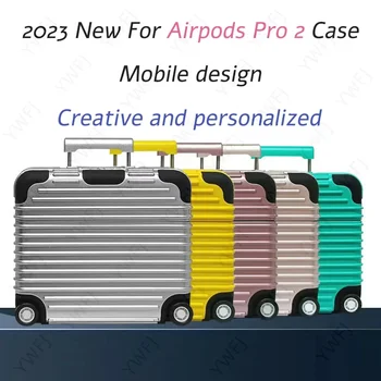 2024 Luksusa Oriģinalitāti Bagāžnieka Vāka Dizains par Airpods Pro 2 Lieta Bezvadu Bluetooth Austiņu Aksesuāri Airpods1 2 Pro Gadījumā