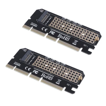 2X M. 2 Nvme SSD NGFF Uz PCIE 3.0 X16 Adapteris M Taustiņu Saskarne Kartes Atbalsts PCI Express 3.0 X4 Izmērs M. 2 Pilnu Ātrumu