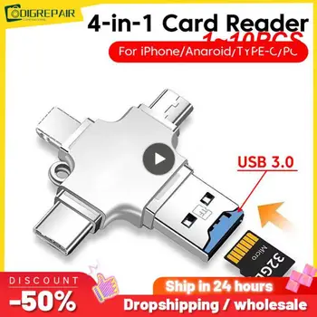 1~10PCS In 1 Karšu Lasītājs Kartes Adapteris USB 3.0 USB Karšu Lasītājs OTG Adaptador USB Tipa Adapteris