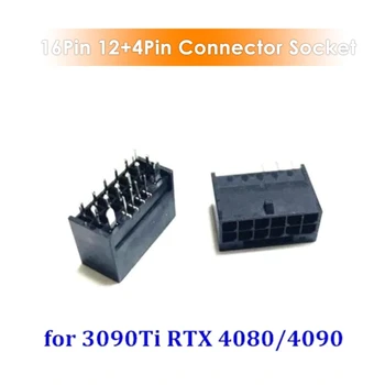 PCIe 5.0 12VHPWR 16Pin 12+4Pin Barošanas Kabeļa Savienotājs Termināļa Pin 16Pin 12+4Pin Ligzda 3090TI RTX4080 RTX4090