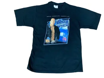 Vtg WWF Dwayne Johnson Rock Nokrāsa Leju Tour 2002. Gada T-Krekls PLKST. XL VGUC
