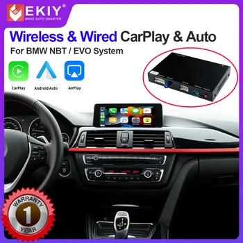 EKIY Bezvadu CarPlay BMW NBT EVO 3. Sērijas 2013-2016 Linux Sistēma Ar Android Auto Spoguli Saites AirPlay Auto, Play