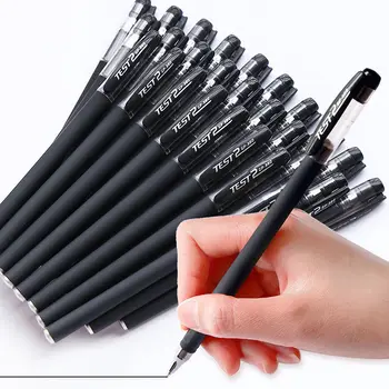 36Pcs Oglekļa Gēla Pildspalva 0,5 mm Biznesa Paraksts Pen Biroja Studentu Testa Ūdens Pildspalva Lodīšu Pildspalvu Rakstīt Kancelejas preces