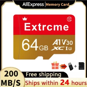 Class10 Micro TF Kartes SD 64GB, 128GB 32GB Flash SD/TF Atmiņas Kartes 128GB A2 V30 Mini SD atmiņas Karte Nintendo Slēdzis Spēles