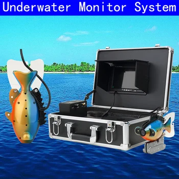 7 collu Zemūdens Kameru Zvejas Fish Finder Kamera 20m Kabelis Ūdensizturīgs Zemūdens Zvejas Kamera Ar Monitoru