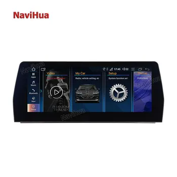 NaviHua 12.3 Collu Android GPS Navigācija Touch Screen Auto DVD Atskaņotājs BMW 7 Sērijas F01/F02 2009-2017 Sākotnējā CIC/NBT Sistēma