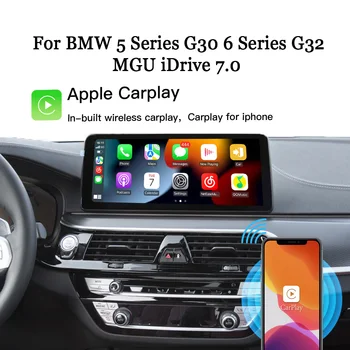 Hualingan 128G CarPlay AI lodziņā BMW G30 G32 ar jaunāko iDrive 7.0 jauninājums Apple CarPlay Android Auto Navigācijas adapteri