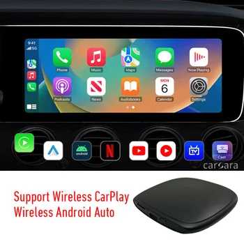 Vairumtirdzniecības Pielāgotu Android Auto Multimedia Kārbas Portatīvie Auto TV Adapteri, YouTube, Netflix Video Tvaicējot Box Bezvadu Modulis CarPlay