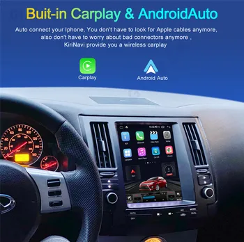 8+256G Infiniti FX FX35 FX45 2003. līdz 2009. Android 12 Automašīnas Radio, DVD Multimediju Video Atskaņotājs, Stereo Auto Navigācija GPS WIFI 4G